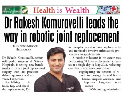 Dr. Rakesh Komuravelli Leads the Way in Robotic Joint Replacement Surgery